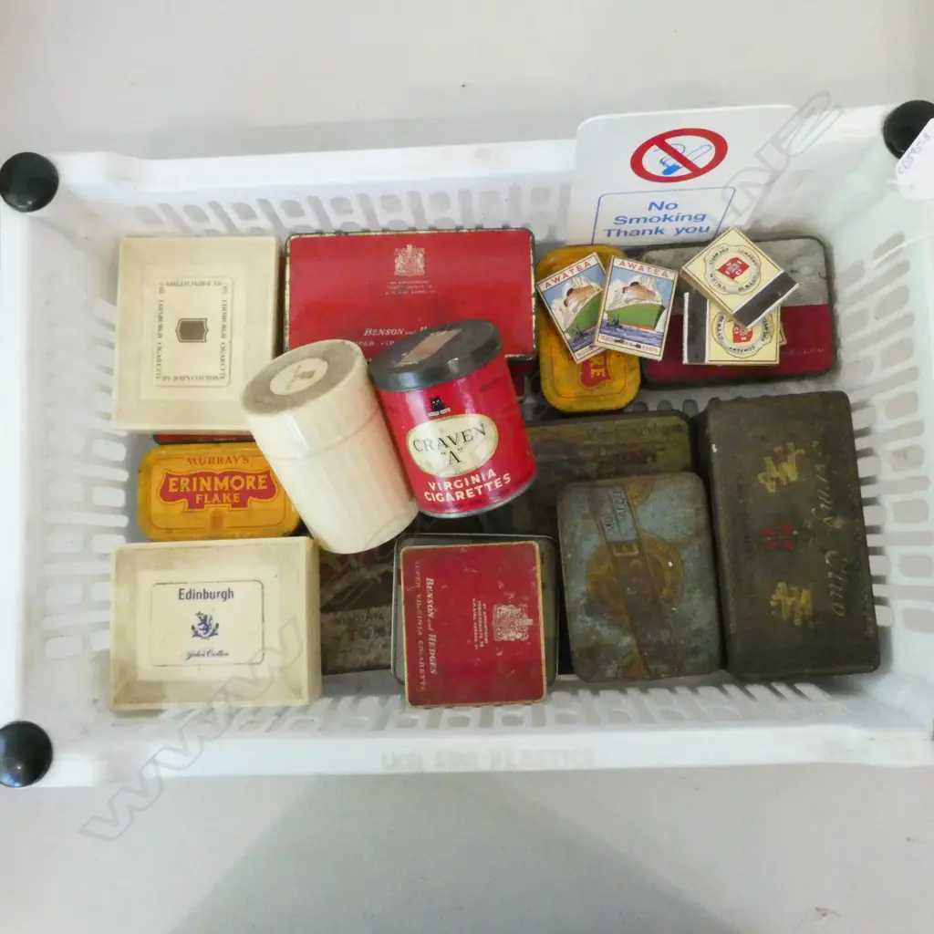 ASST. VINTAGE TINS & CONTAINERS  Image 1++