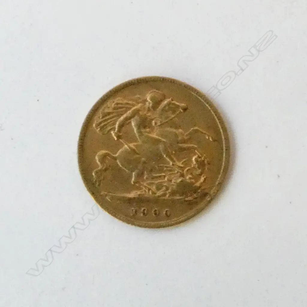 1900 HALF SOVEREIGN Image 1++