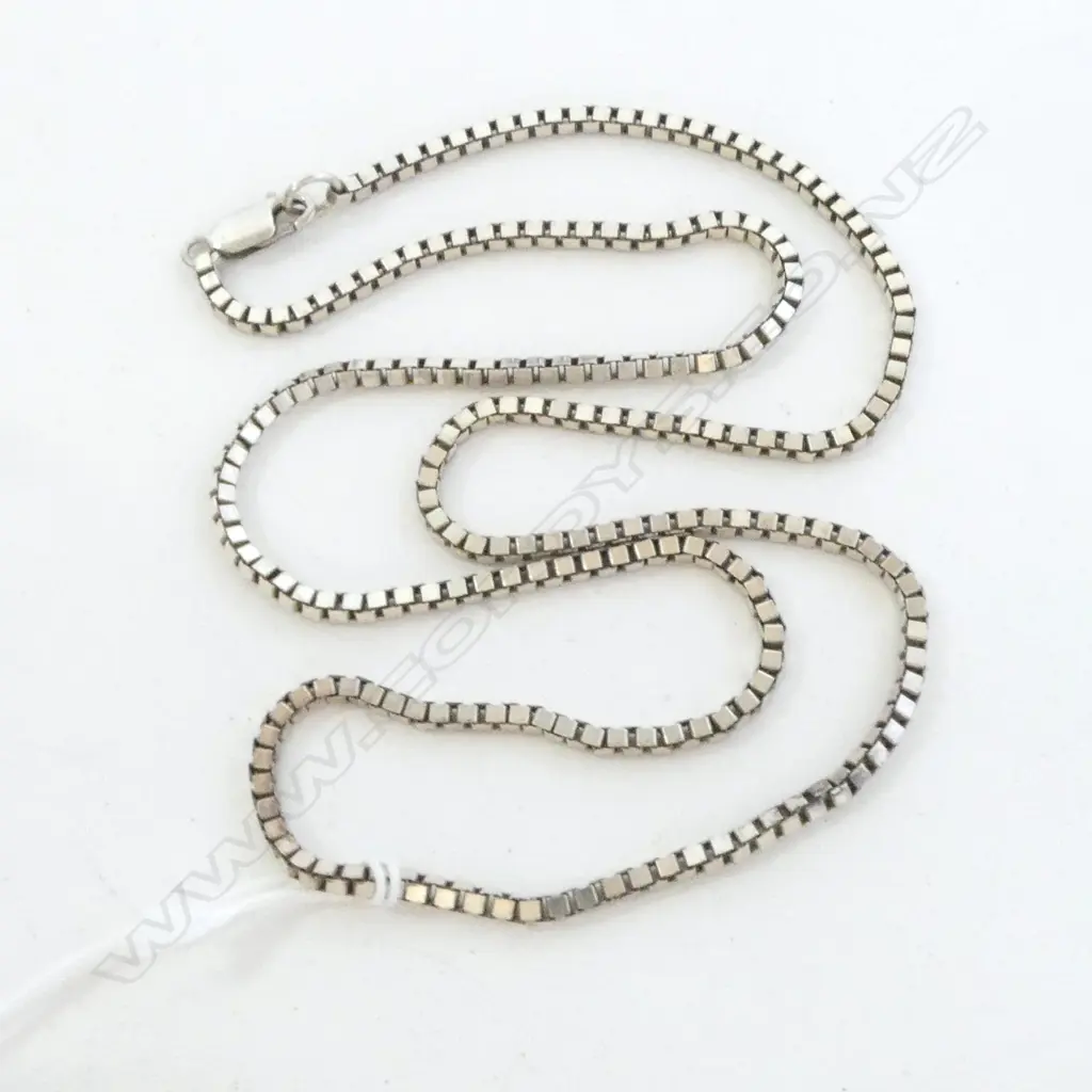 STG SILVER BOX CHAIN L.640mm Image 1++