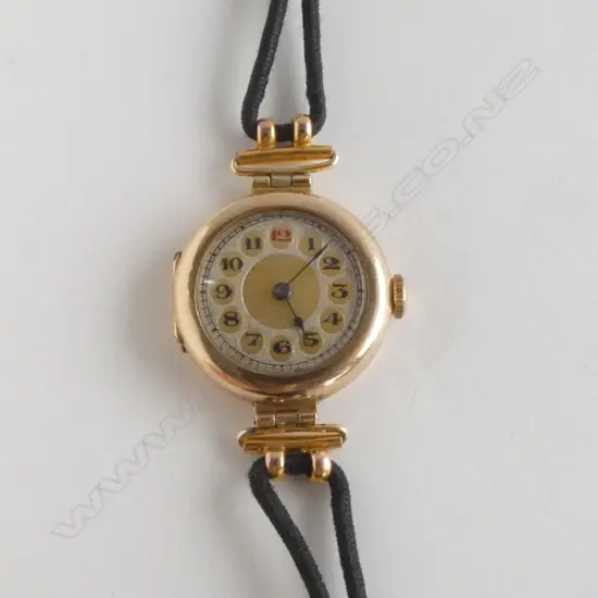 9CT GOLD LADIES VINTAGE WRIST WATCH