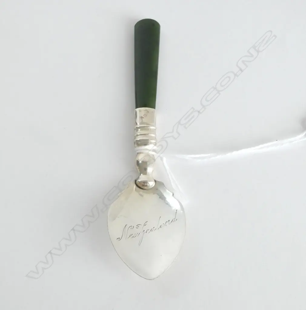 S/S  GREENSTONE  JAM SPOON  NEW ZEALAND  Image 1++