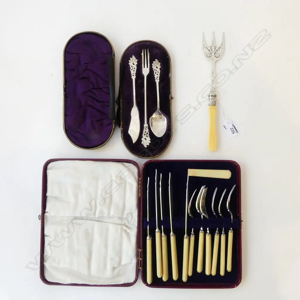 2 CASES EP CUTLERY + EP SERVING FORK L.240mm Image 1++