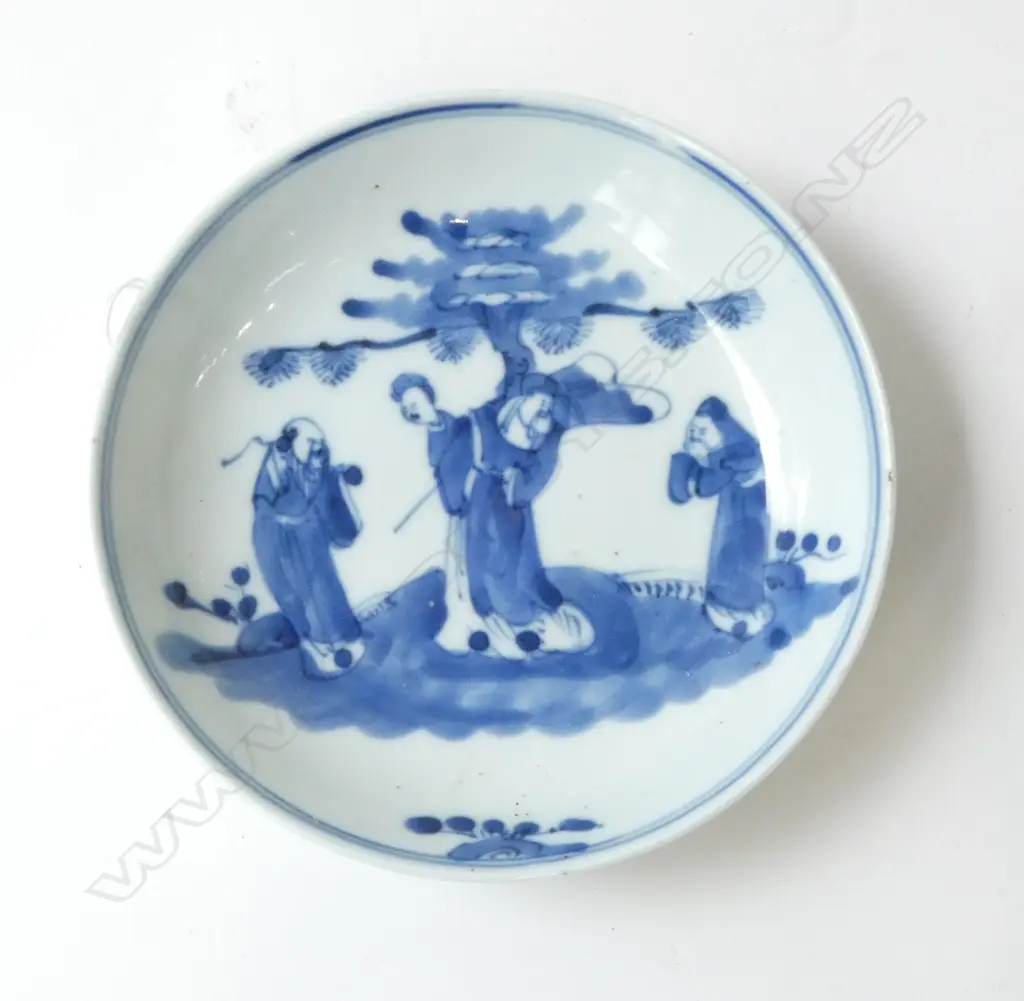 ORIENTAL B/W SAUCER 145mm dia Image 1++