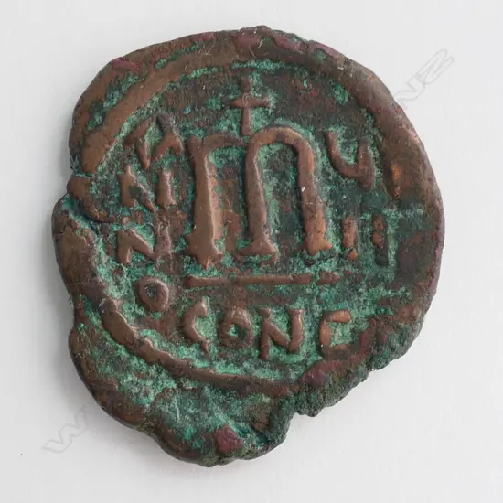 EASTERN ROMAN EMPIRE COIN, TIBERIUS II CONSTANTINE 578-582 AD 30mm dia