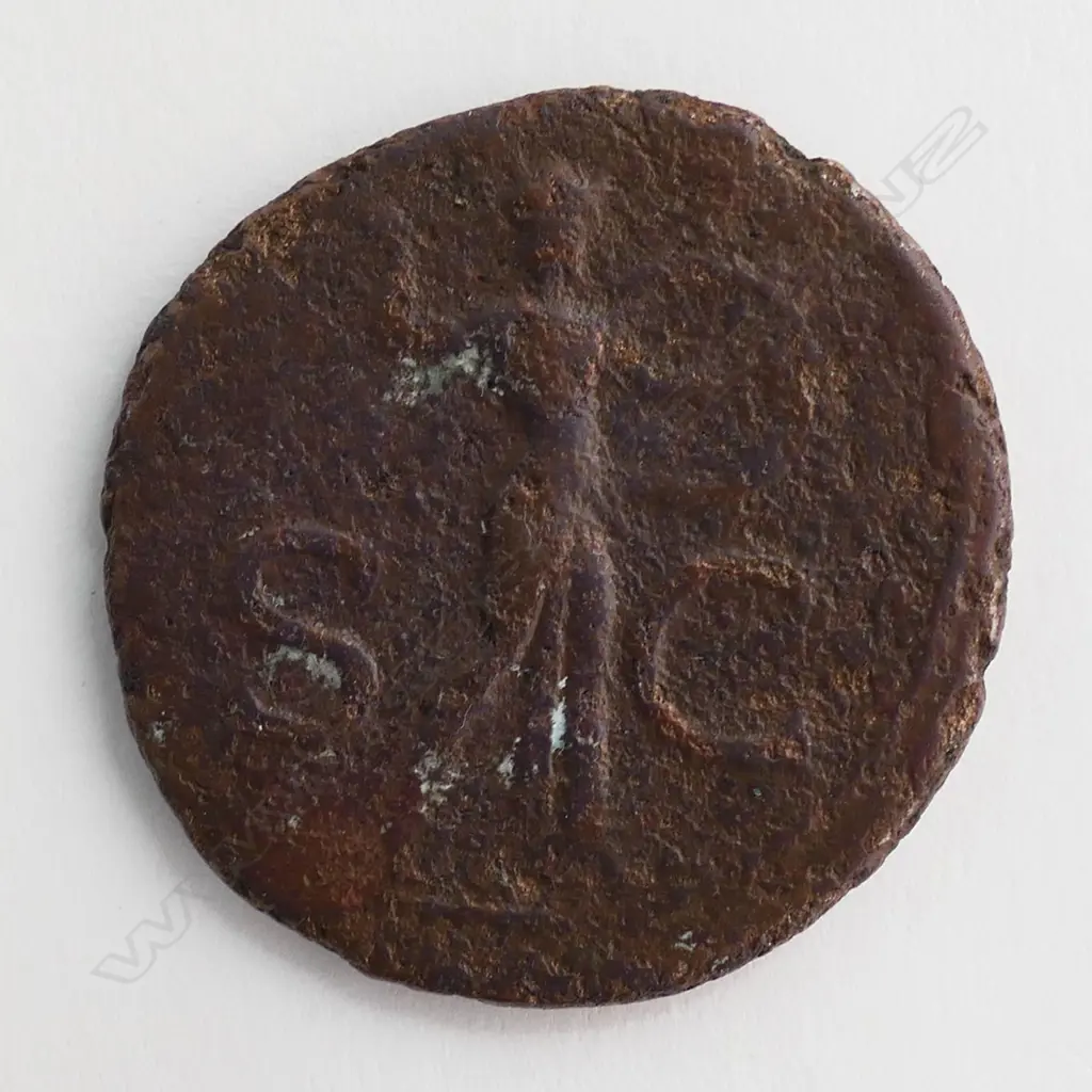 ROMAN COIN, CLAUDIUS 41-54 AD 30mm dia Image 1++