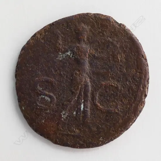 ROMAN COIN, CLAUDIUS 41-54 AD 30mm dia