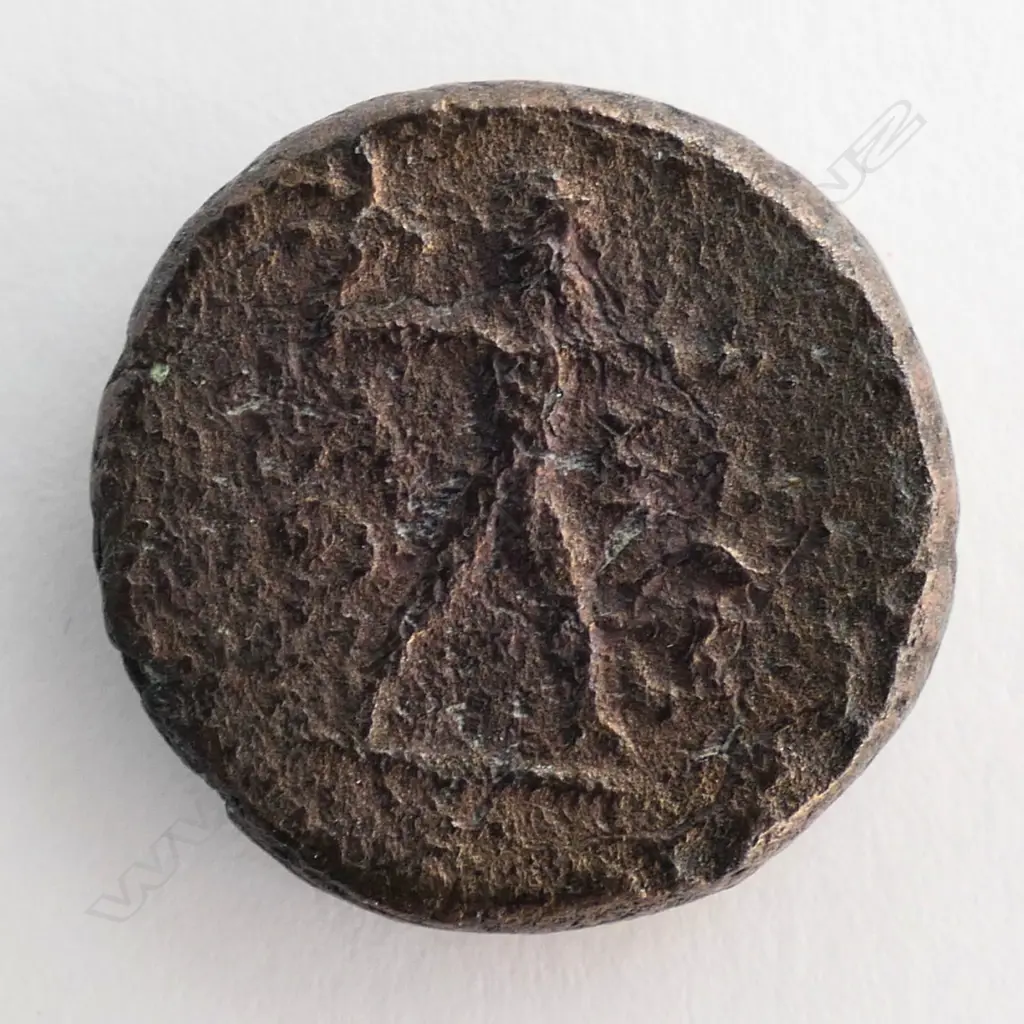 ANCIENT GREEK COIN OF ATHENA  196-146 BC 20mm dia Image 1++