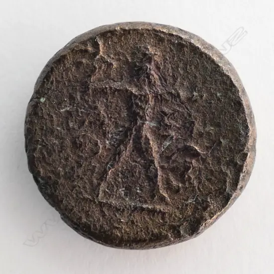 ANCIENT GREEK COIN OF ATHENA  196-146 BC 20mm dia