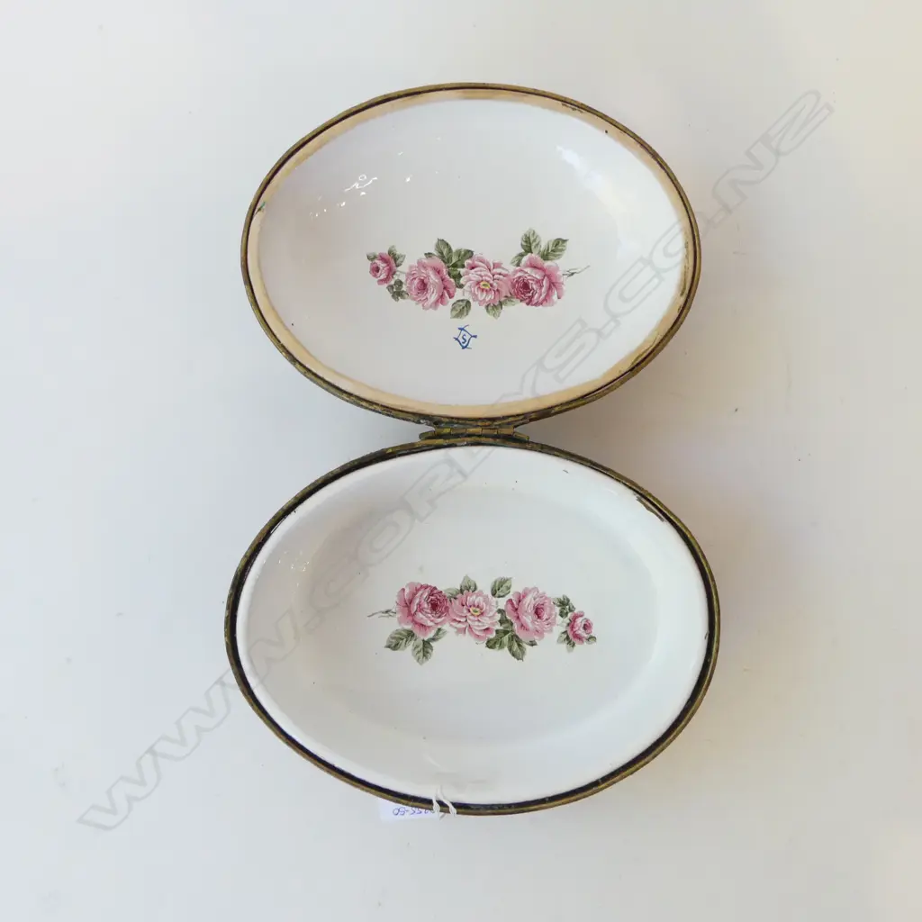 SEVRES ENAMEL & PORCELAIN GILT TRINKET BOX W.200 H.110mm Image 1++