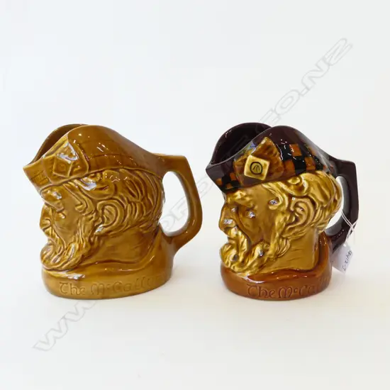 2 McCALLUM TOBY JUGS H.170mm