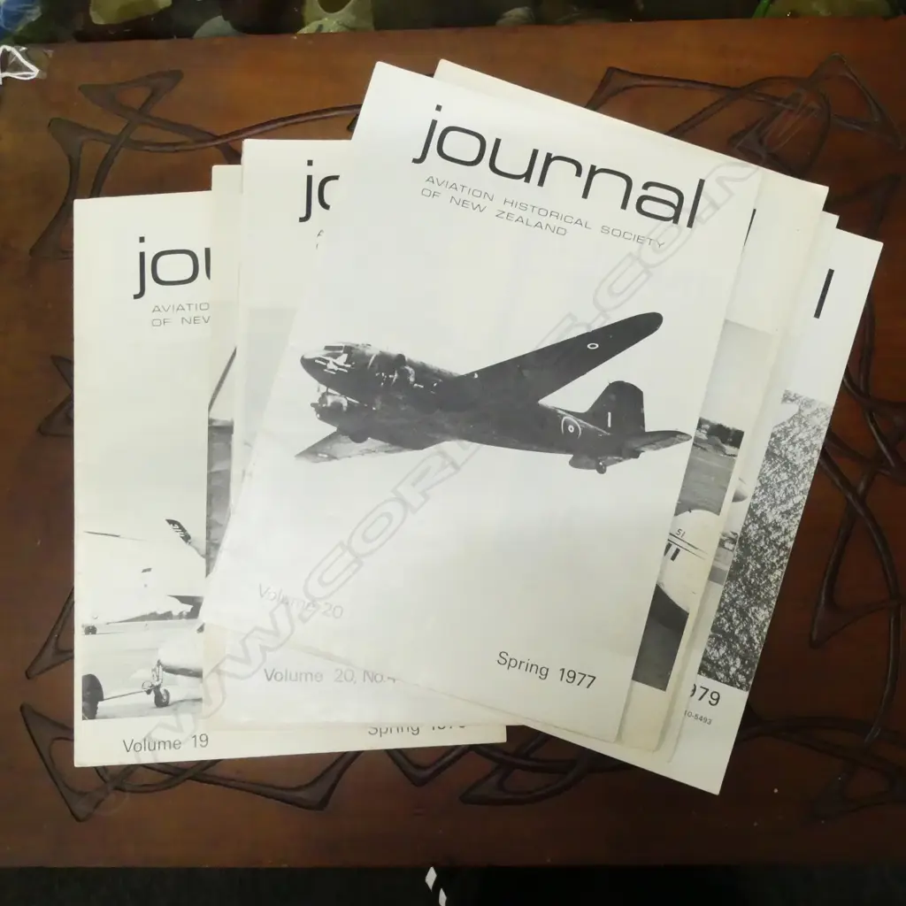7 ISSUES JOURNAL AVIATION HISTORICAL SOCIETY NZ 76-79 Image 1++