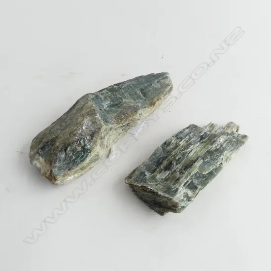 2 pounamu ADZE FORM PCES. Broken ? Worked ? Longest 175mm