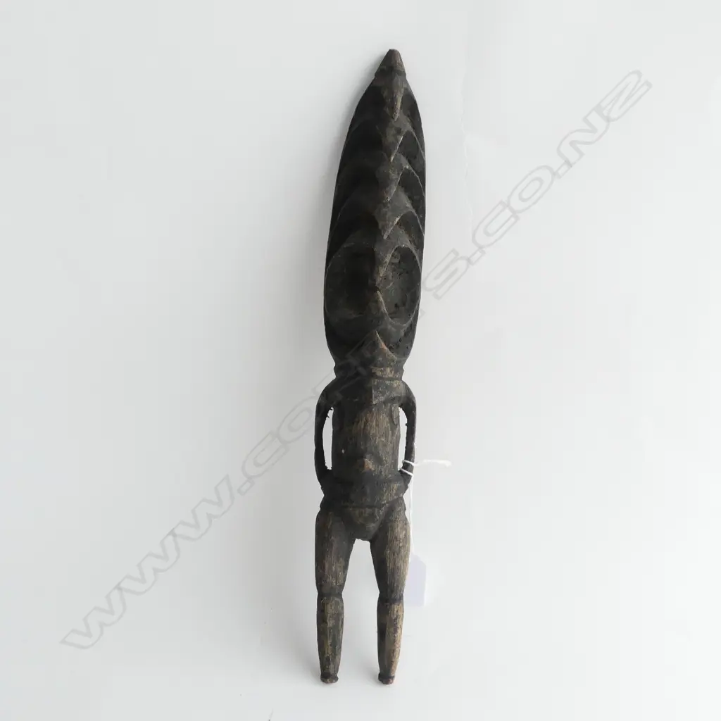 CARVED PAPUA NEW GUINEA FIGURE H.390mm Image 1++