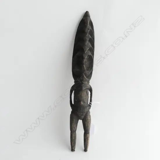 CARVED PAPUA NEW GUINEA FIGURE H.390mm