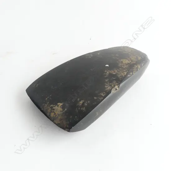 OLD PACIFIC DARK STONE ADZE smooth polished 135mm