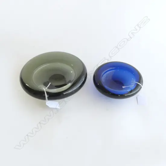 PER LUTKEN FOR HOLMEGAARD;GLASS BOWL & ASHTRAY Dia.190mm