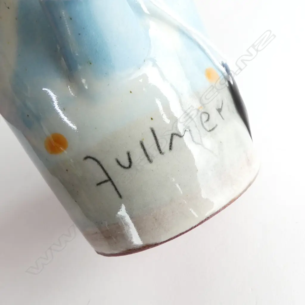 3 STEVE FULLMER STUDIO POTTERY MUGS H.130mm AF Image 1++