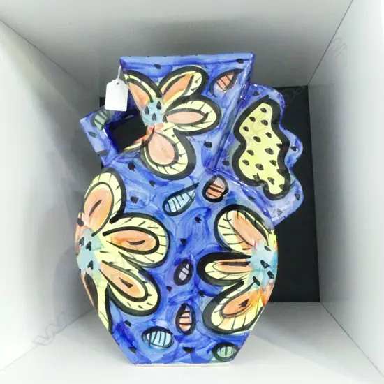 CHRISTINE HARRIS ABSTRACT VASE '89 H.330mm
