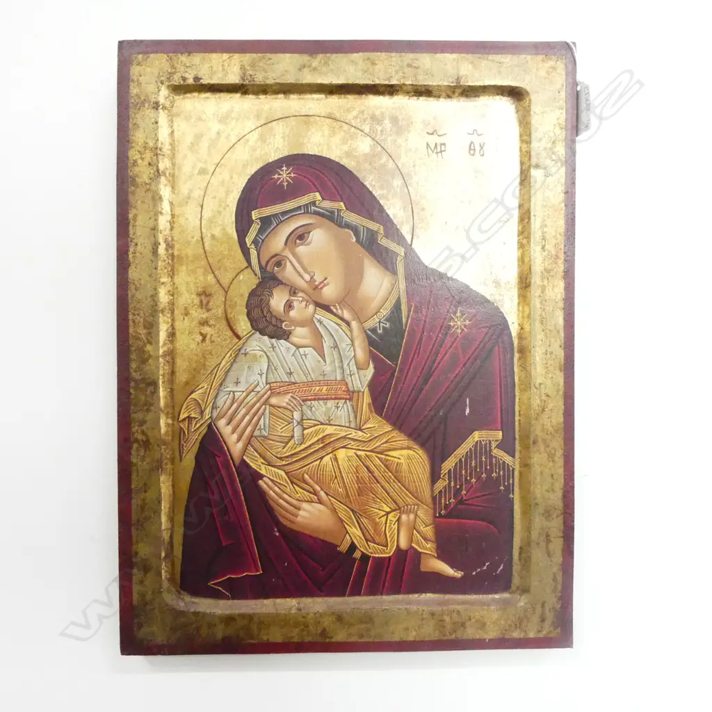 GREEK COPY OF BYZANTINE ICON 400 X 300mm Image 1++