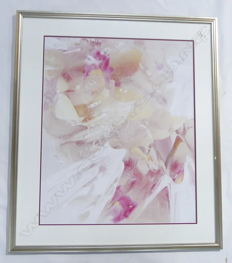 NIKI HILL DIGITAL PHOTOGRAPH 'ICE ORCHID PINK' LTD. ED.3. 2007. 690 X 570mm Image 1++