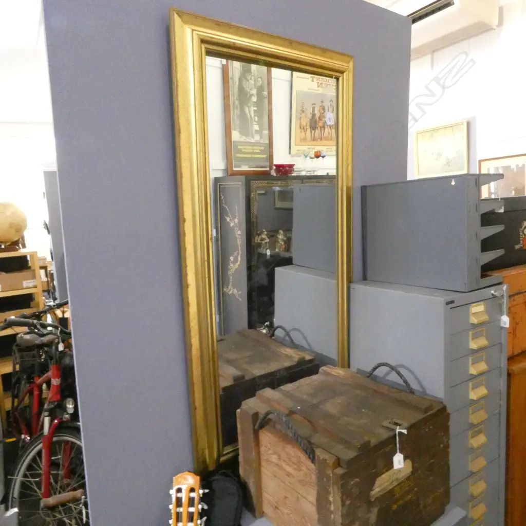LG MODERN GILT FRAME MIRROR 1255x650mm Image 1++