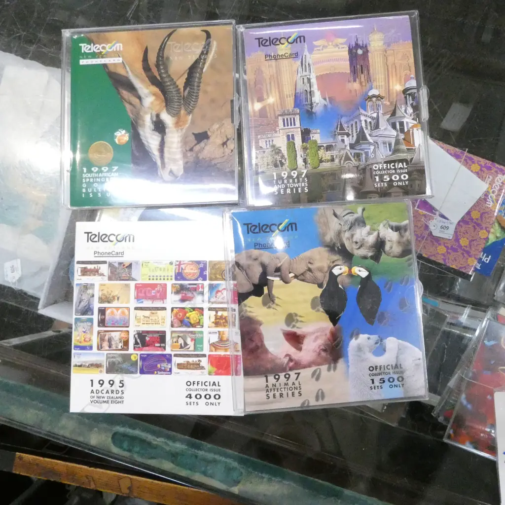 GROUP OF 4 PHONE CARD COLLECTION Image 1++