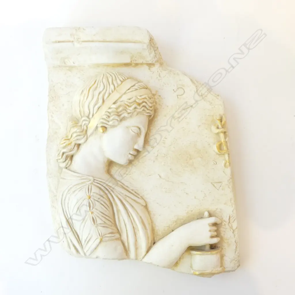 CONCRETE GARDEN ART CLASSICAL TILE FRAGMENT H.390mm Image 1++