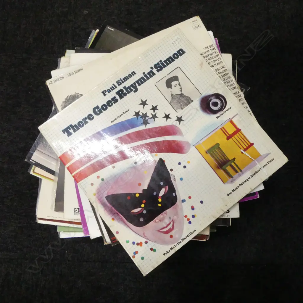 ASST. RECORDS; ROLLING STONES, PAUL SIMON, ELVIS, BEATLES, HENDRIX ETC Image 1++