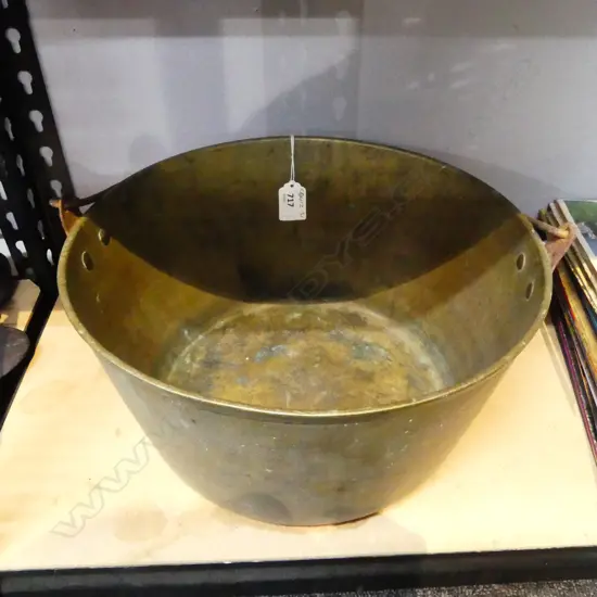 BRASS BUCKET 300mm dia