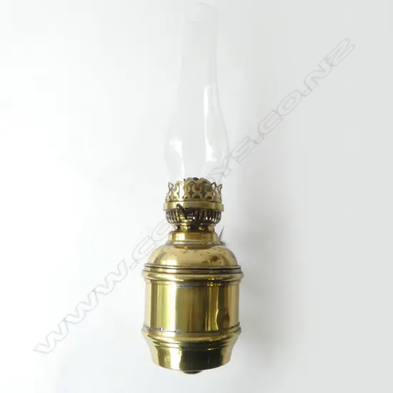 BRASS KEROSENE SCONCE H.440mm