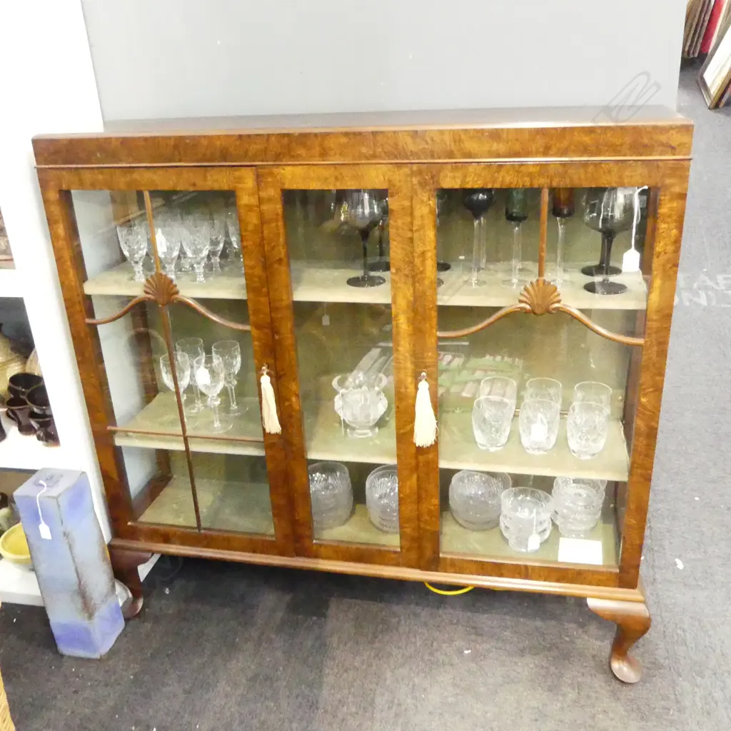 BURR CHINA CABINET 1150x270x1120mm Image 1++
