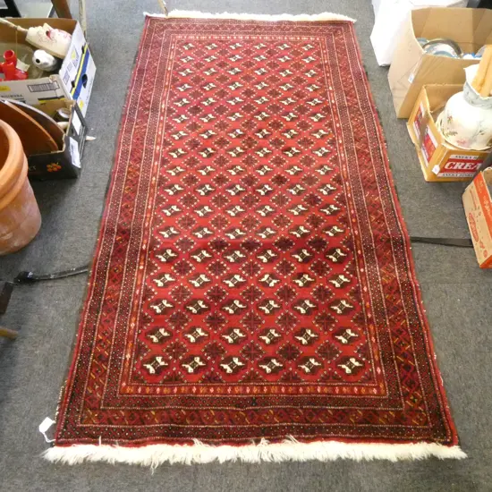 HAND KNOTTED ALL WOOL HAGHI RUG 2300x1130mm