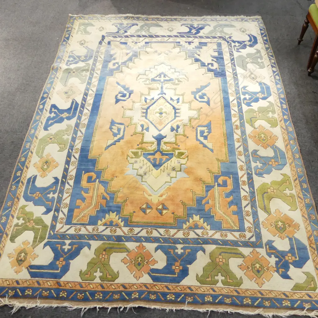 LARGE VINTAGE PERSIAN CARPET L3320 W2240MM Image 1++