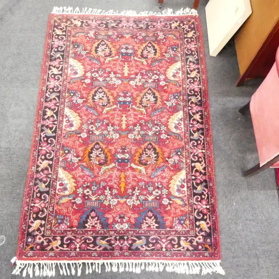 HAND KNOTTED WOOL PILE RUG 2000x1320mm