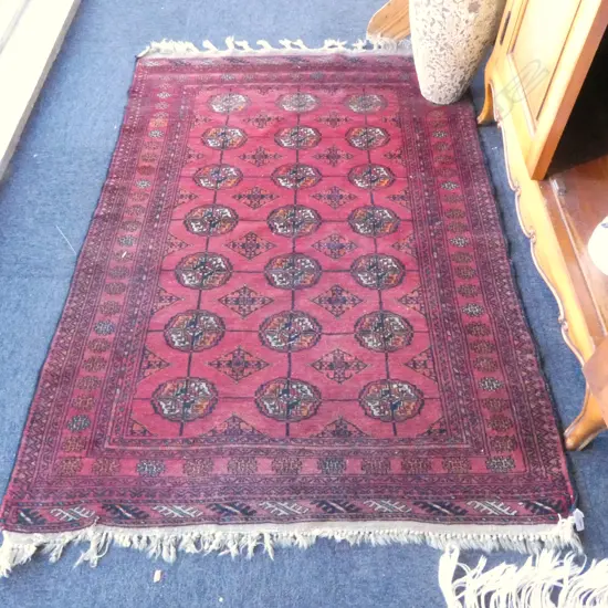 HAND KNOTTED ALL WOOL RUG 1600x1130mm