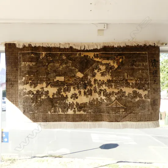 HAND KNOTTED CHINESE SILK RUG