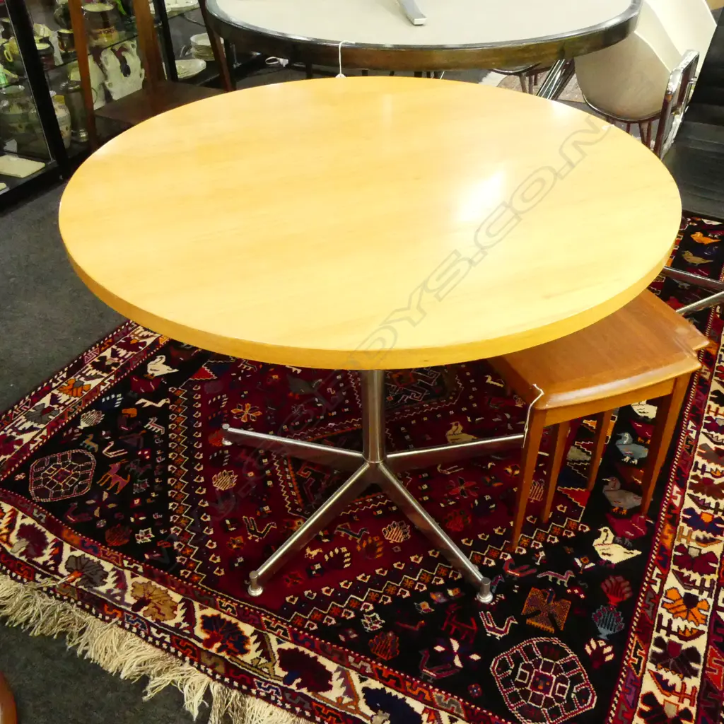 MODERN OFFICE TABLE H.750mm, 1000mm dia Image 1++