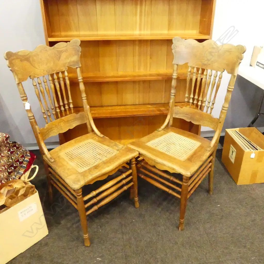 PR ANTIQUE SPINDLE BACK CHAIRS old borer Image 1++