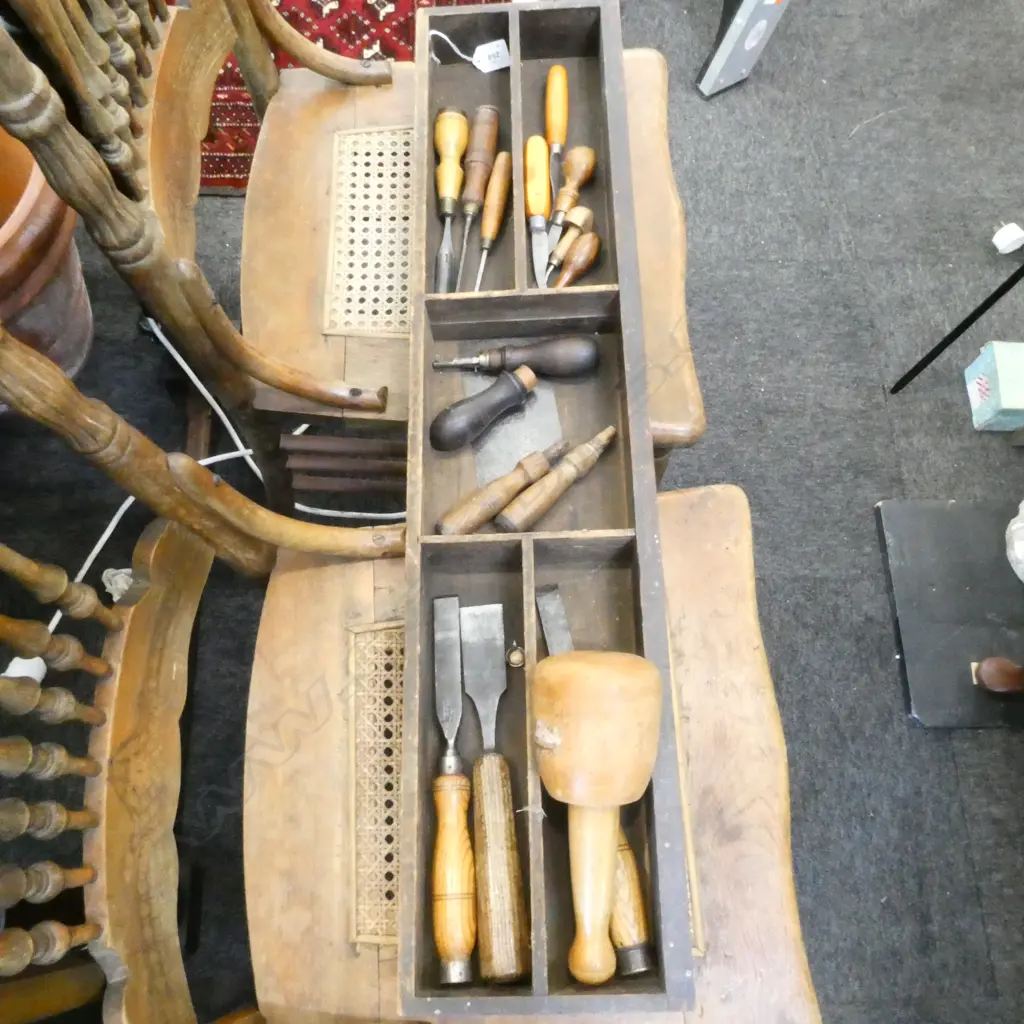ASST. VINTAGE TOOLS; MOSTLY ENGLISH MAKE  Image 1++