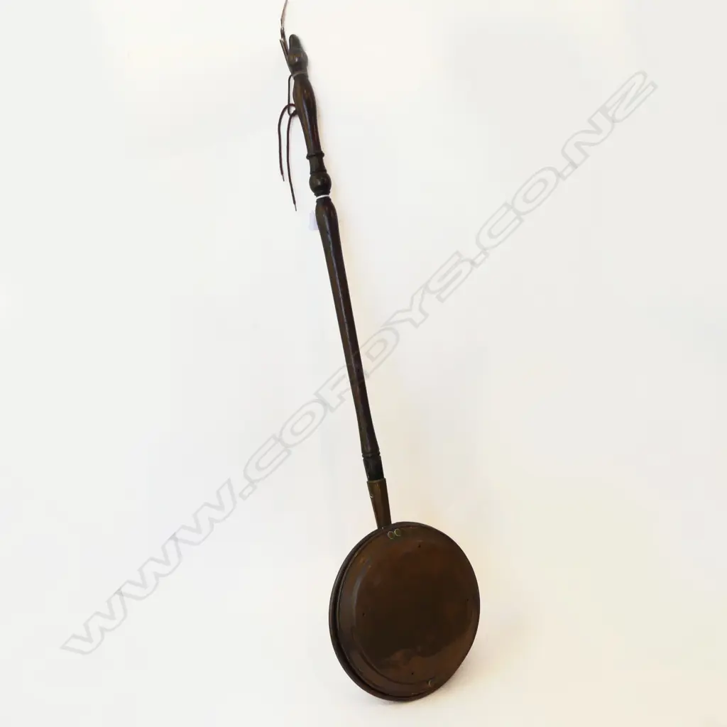 ANTIQUE COPPER BED WARMER L.1160mm Image 1++
