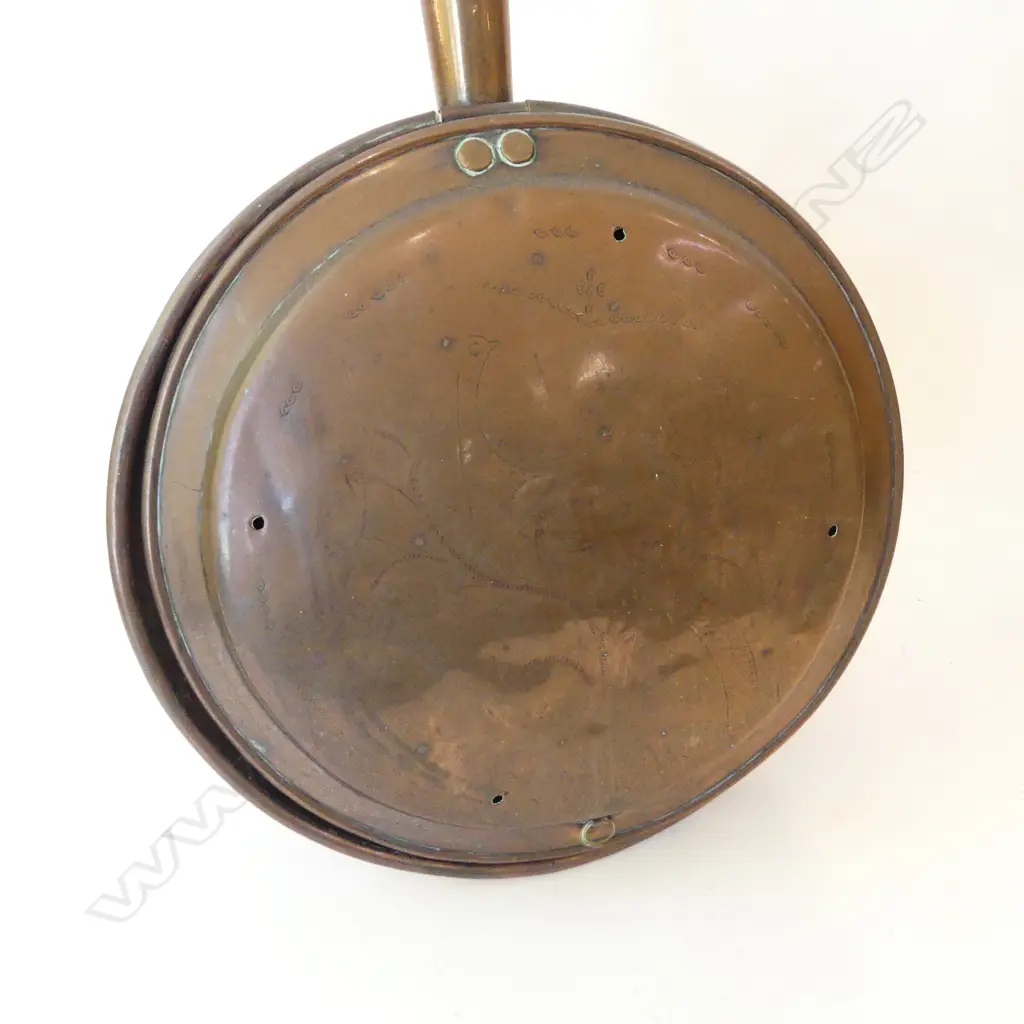 ANTIQUE COPPER BED WARMER L.1160mm Image 1++
