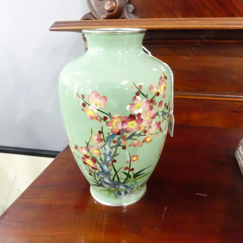 CLOISONNE VASE H.245mm Image 1++
