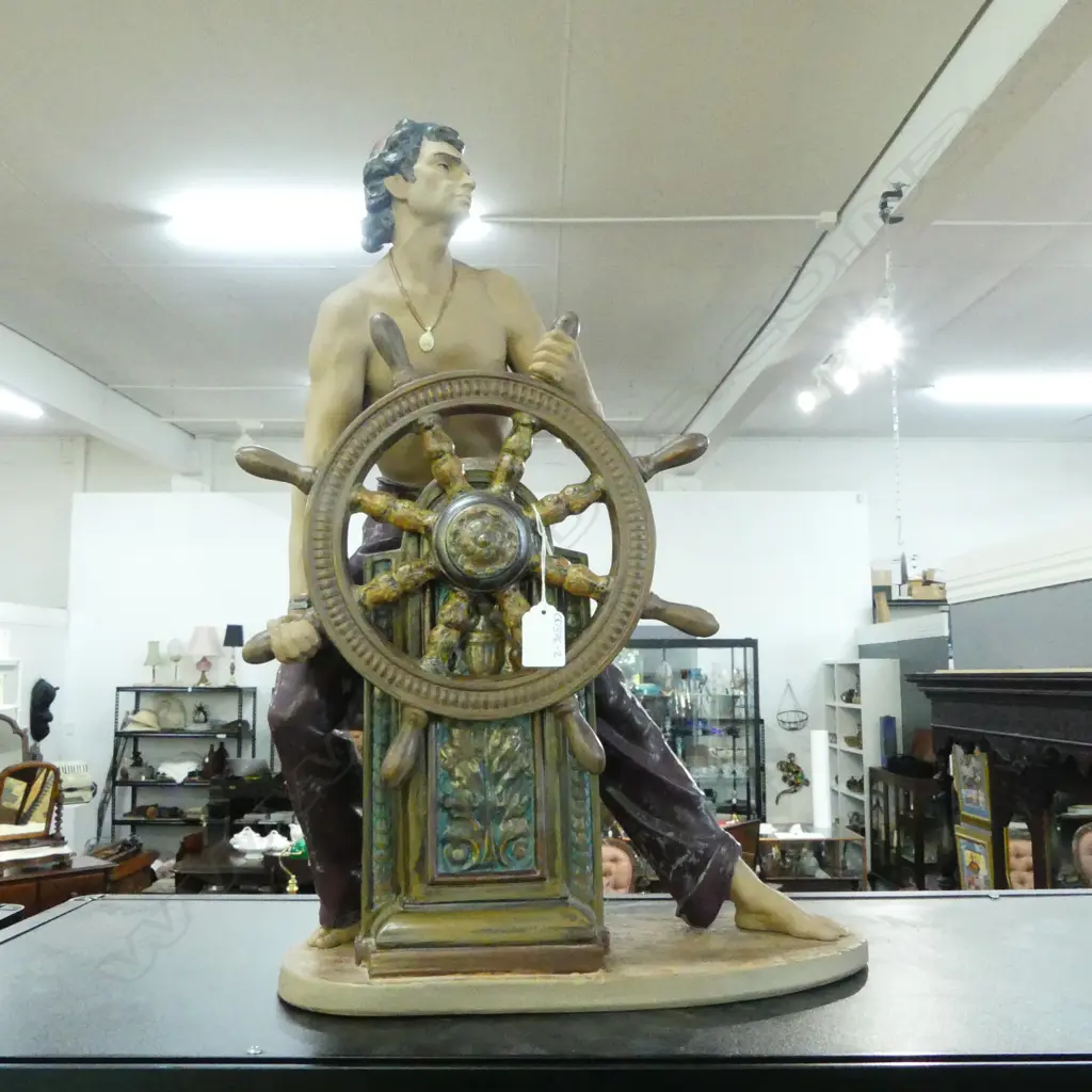 LG. LLADRO SAILOR H.540mm (WHEEL REPAIRED) Image 1++