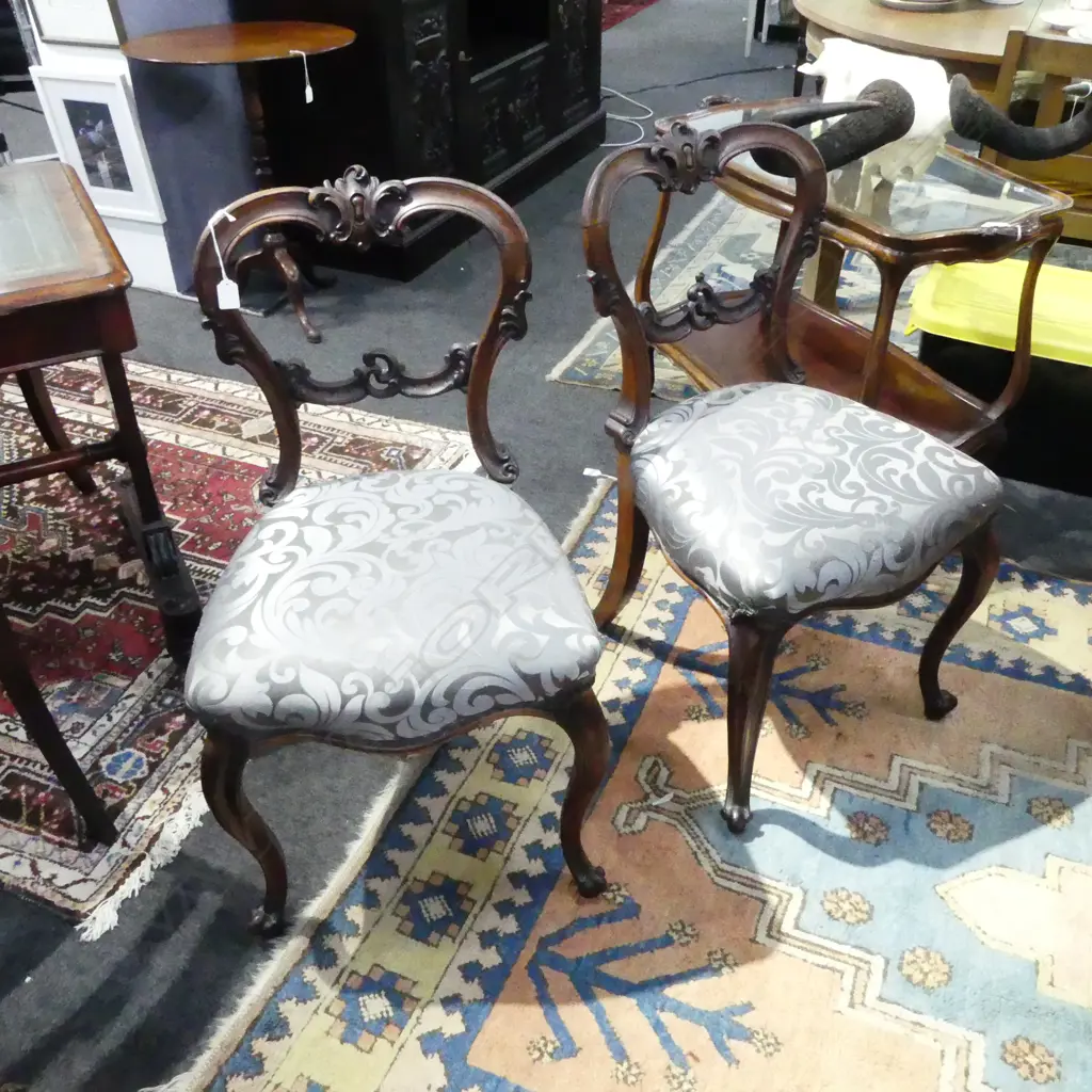 PR VICTORIAN MAHOGANY DINING CHAIRS Image 1++