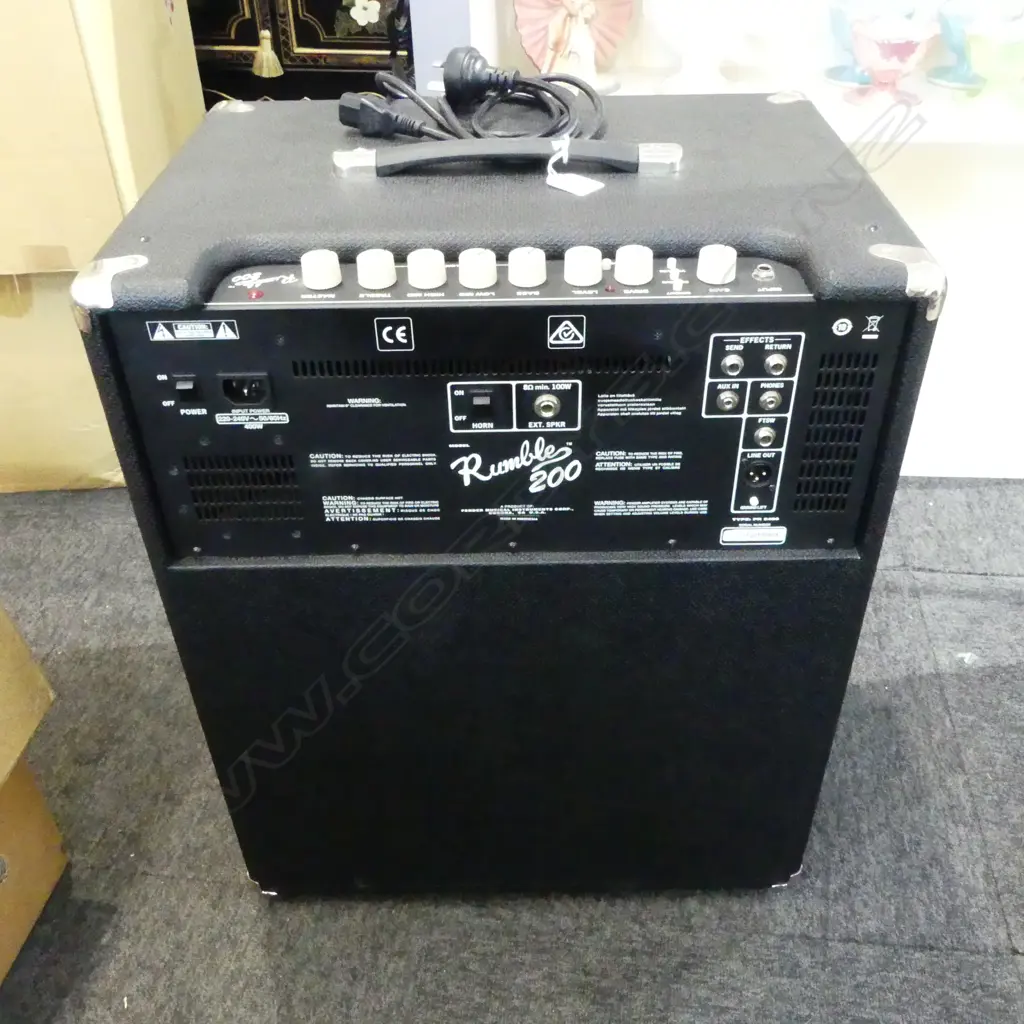 JANSEN RUMBLE 200 BASS AMP H600mm Image 1++