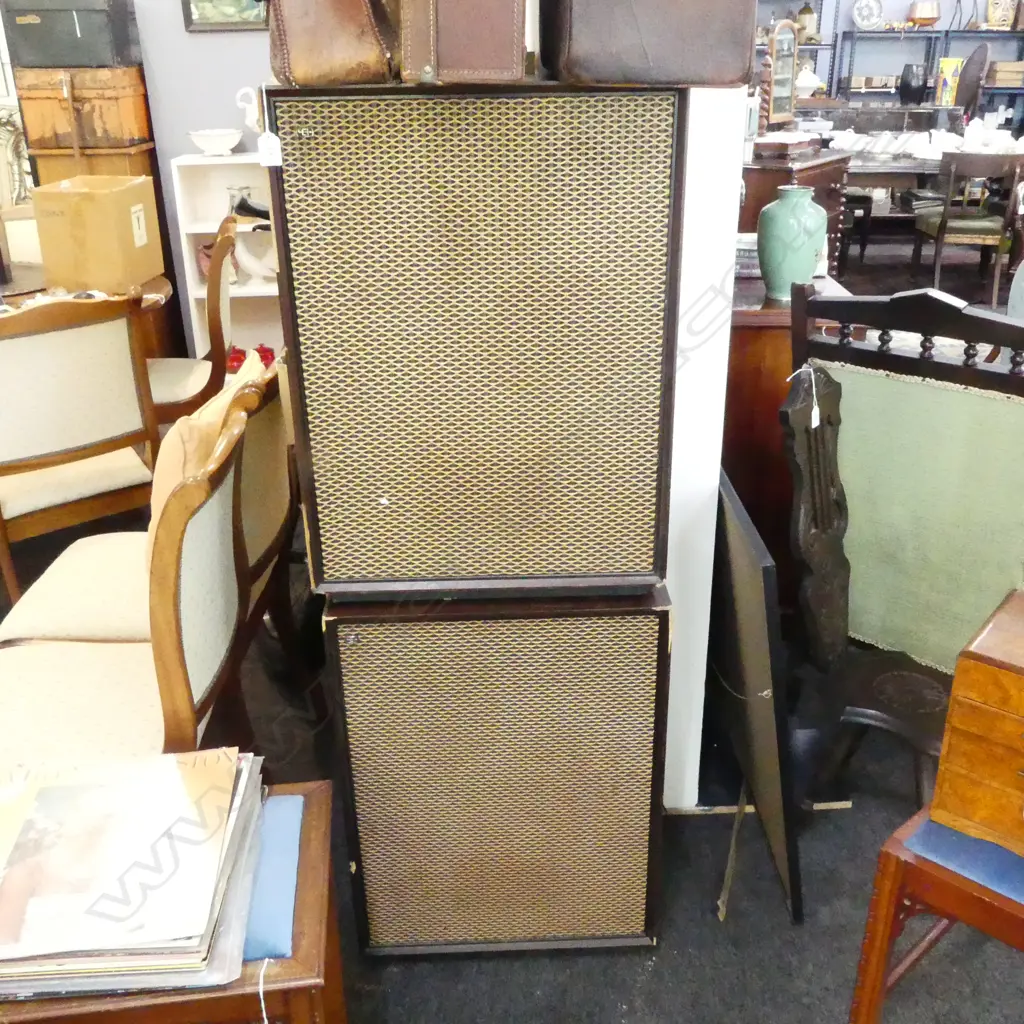 *RTV* 2 LG. VINTAGE SPEAKERS (FAULTS) 490x320x680mm Image 1++
