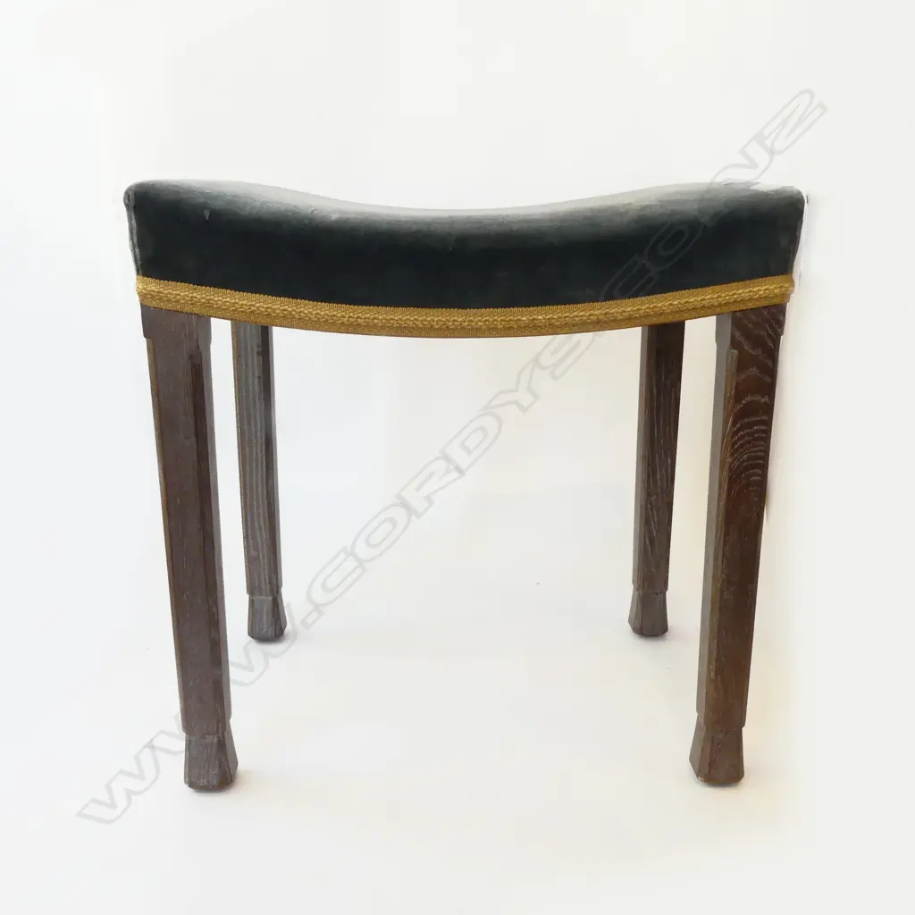 ER CORONATION STOOL BY CASTLE BROS. 1953 475x325x475mm Image 1++
