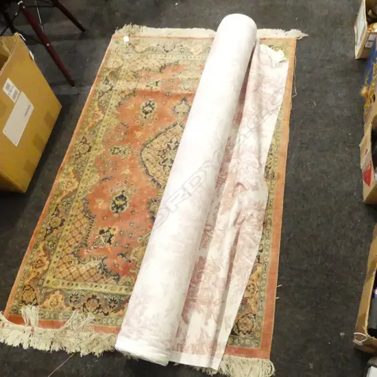 FABRIC BOLT; COUNTRY LIFE, PINK TOILE , 55M