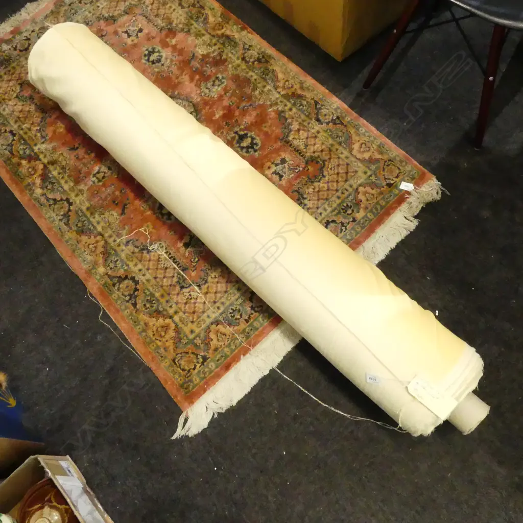 FABRIC BOLT; FRENCH YELLOW, COTTON VELVET, 30M Image 1++