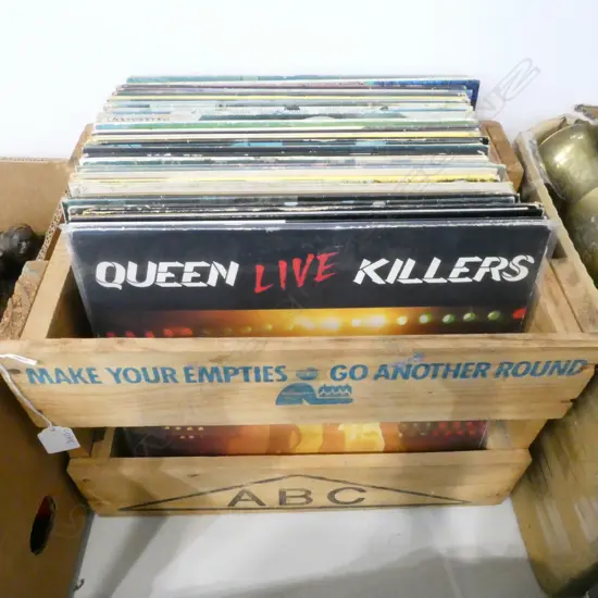 ASST. RECORDS; QUEEN, TOTO, LED ZEB, LOU REED, PRETENDERS ETC